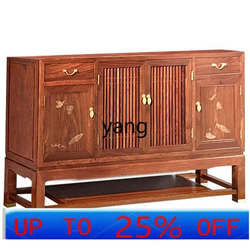 

LH mahogany side cabinet rosewood hedgehog red sandalwood Chinese restaurant storage cabinet