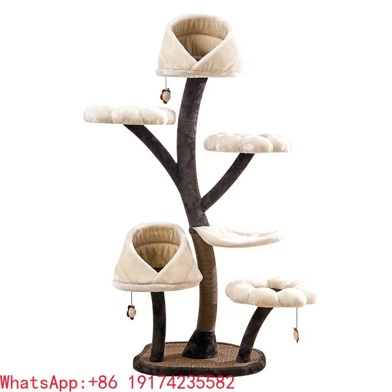 

Cat Climbing Frame Large Cat Nest Integrated Four Seasons Universal Super Large Space Cat Scratching Board