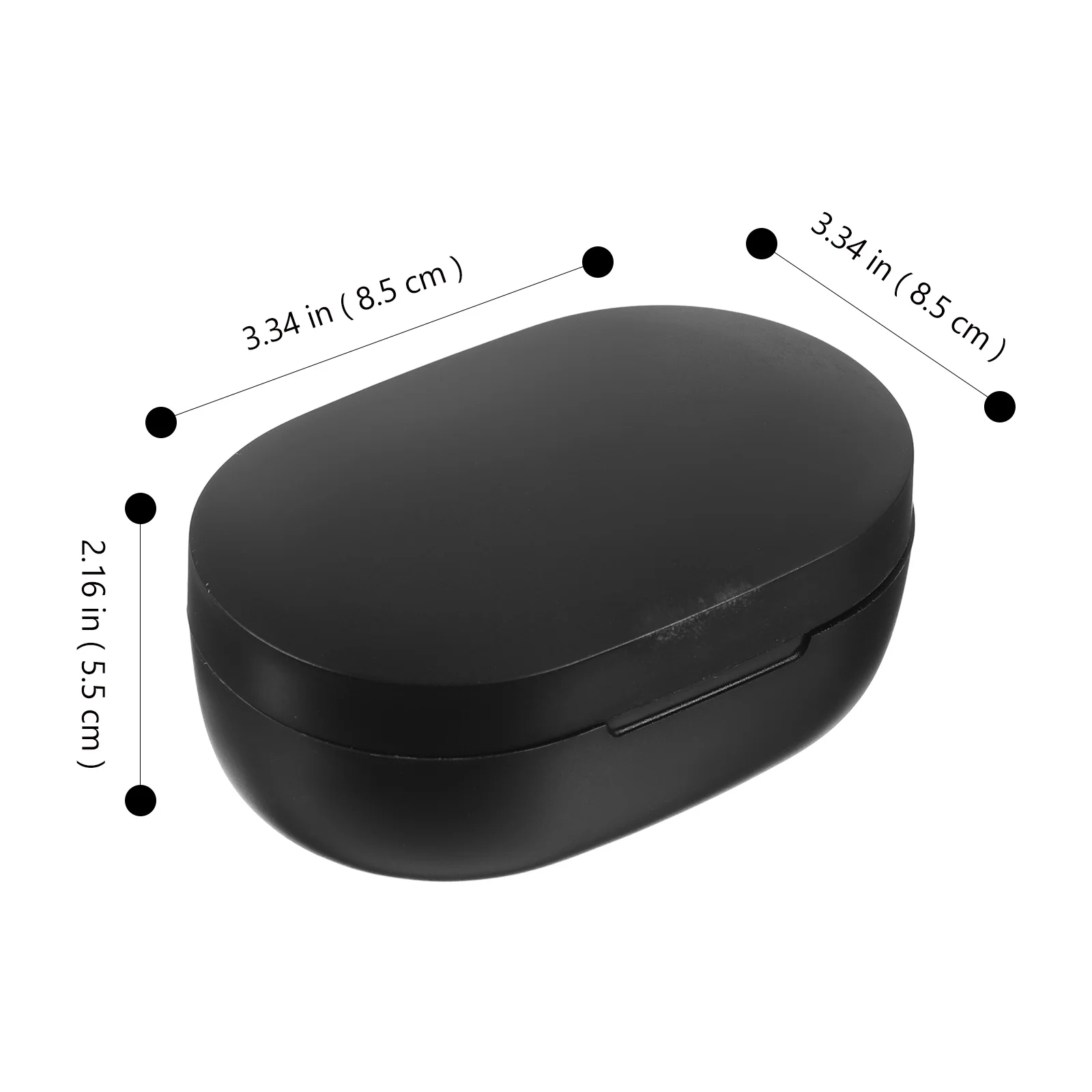 

Earbud Earphone Wireless Headphone In-ear Headphones Black Sports Earphones