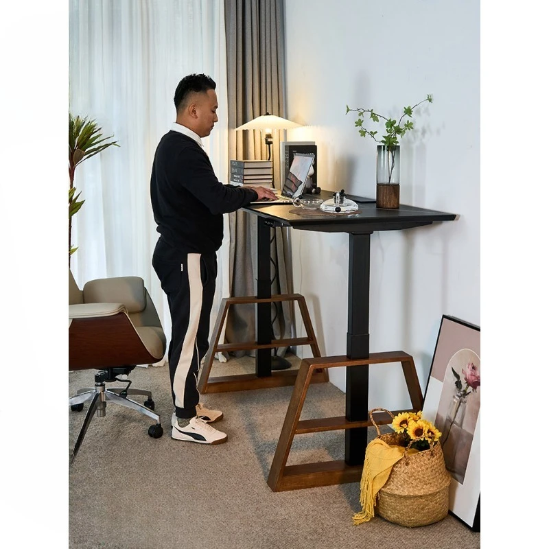 Intelligent electric lifting table workbench household dual motor office computer desk