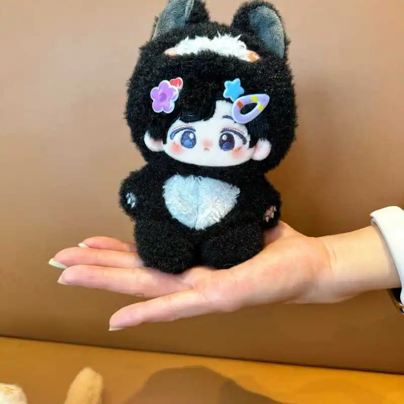 オリジナル手作り 10 センチメートル綿人形服衣装毛皮のような小さな鼻人形かわいいワンピースドレス人形アクセサリーディスプレイギフト