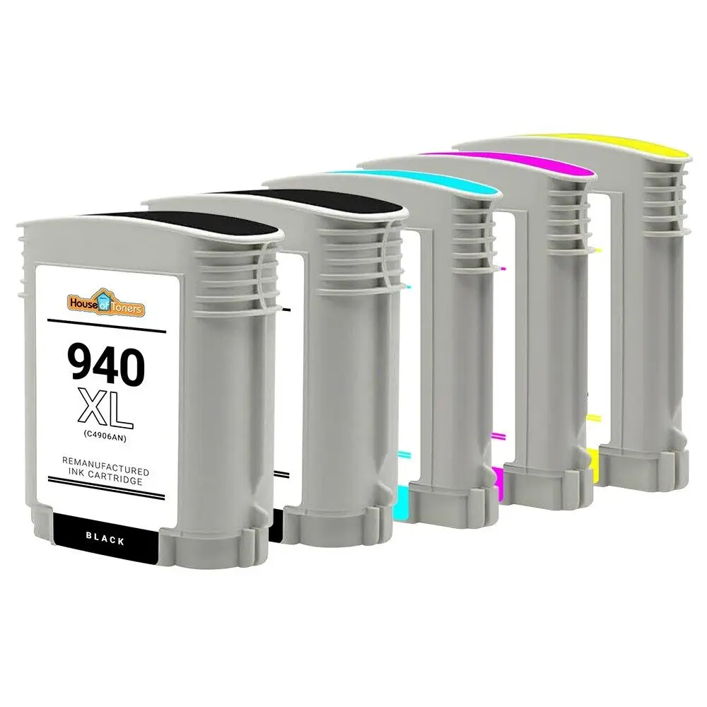 5-PK für HP 940XL für HP940 2B/C/M/Y Inkjet Patrone 8000 8500