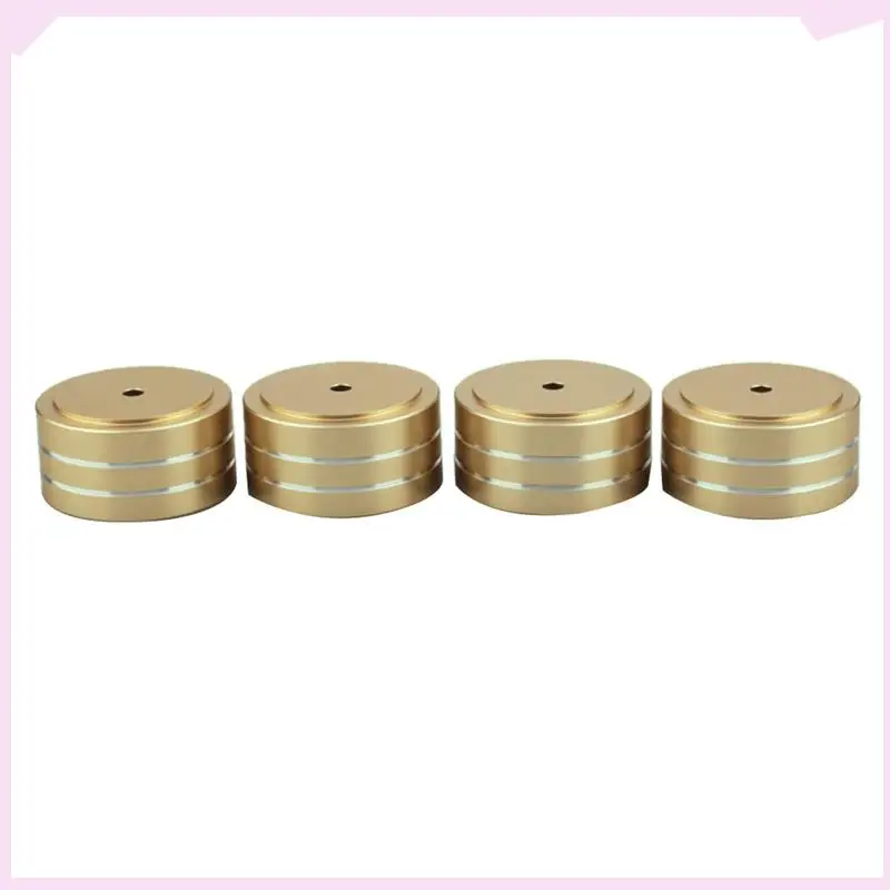 

B24B 20Pcs 40X20mm Aluminum HIFI AMP Speaker Isolation Stand Turntable DAC Feet Pad (Gold)