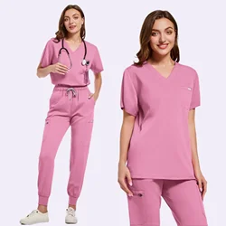 Uniformes de travail d'hôpital professionnels unisexes, poche minimaliste à séchage rapide, générateurs, pantalons en Y, uniformes d'infirmière médicale