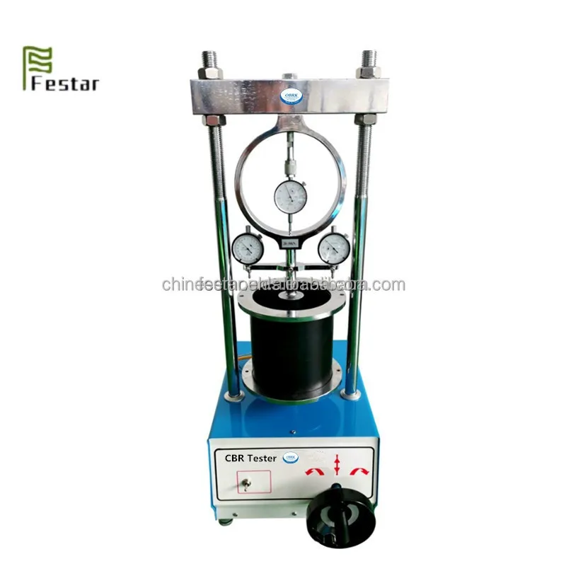 مكبس تحميل بمحرك CBR 50KN نسبة تحمل التربة الرقمية كاليفورنيا CBR #4