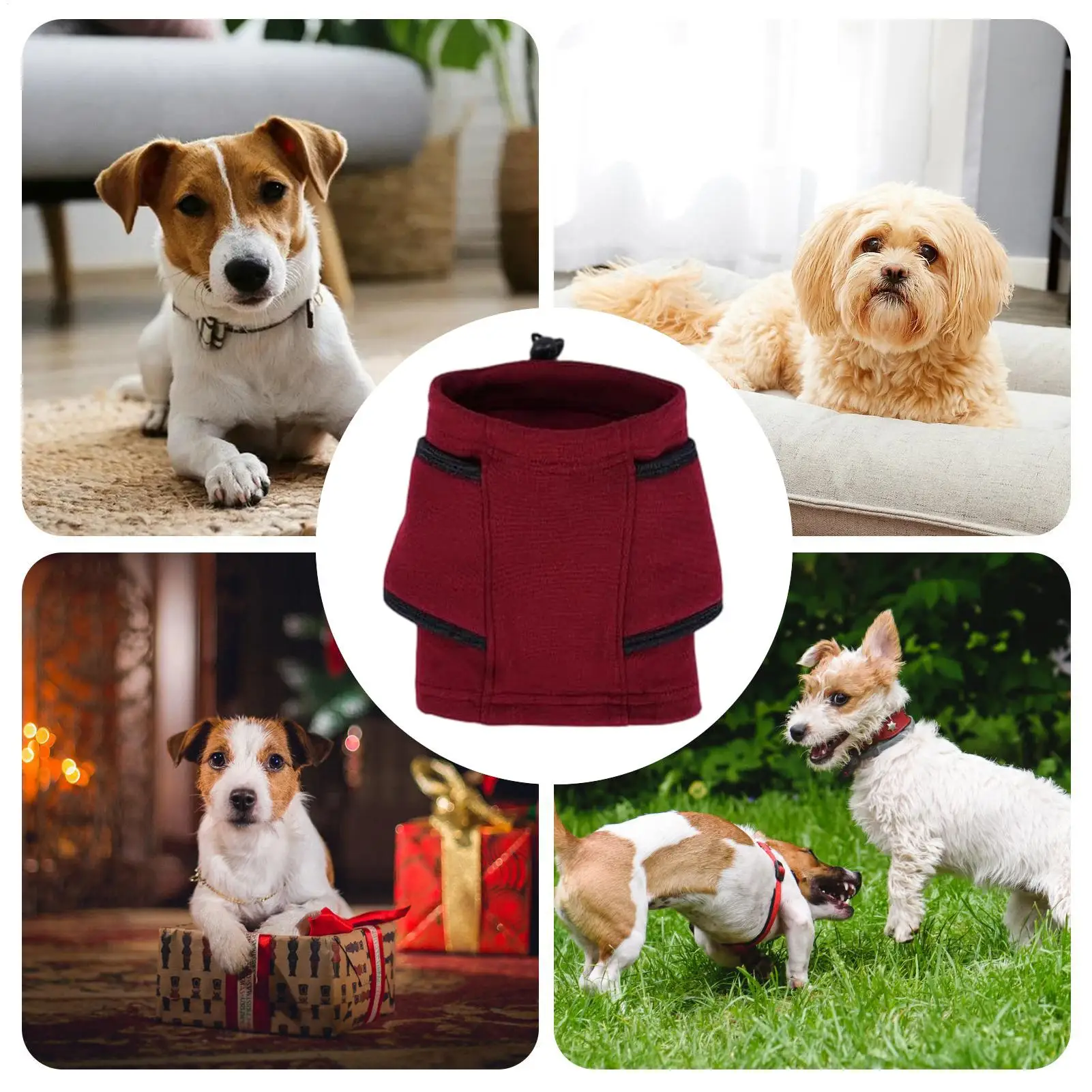 Dog Ear Muff Breathable Adjustable Pet Protective Wrap Ear Muff Dogs For Pet Puppy Bath Swimming Mowing Winter Construction