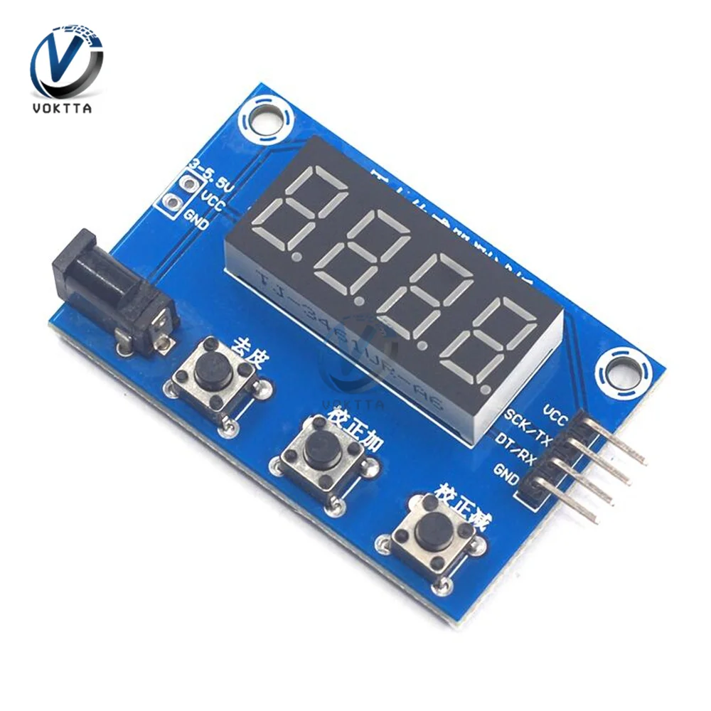 HX711 Pressure Sensor Weight Pressure Sensor AD Module Digital Display Electronic Scale Weighing Pressure Sensor Module