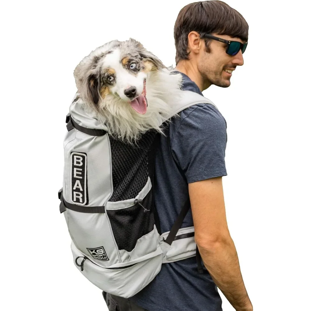 

Backpack suitable for most dog breeds | Adjustable front | Veterinarian approved