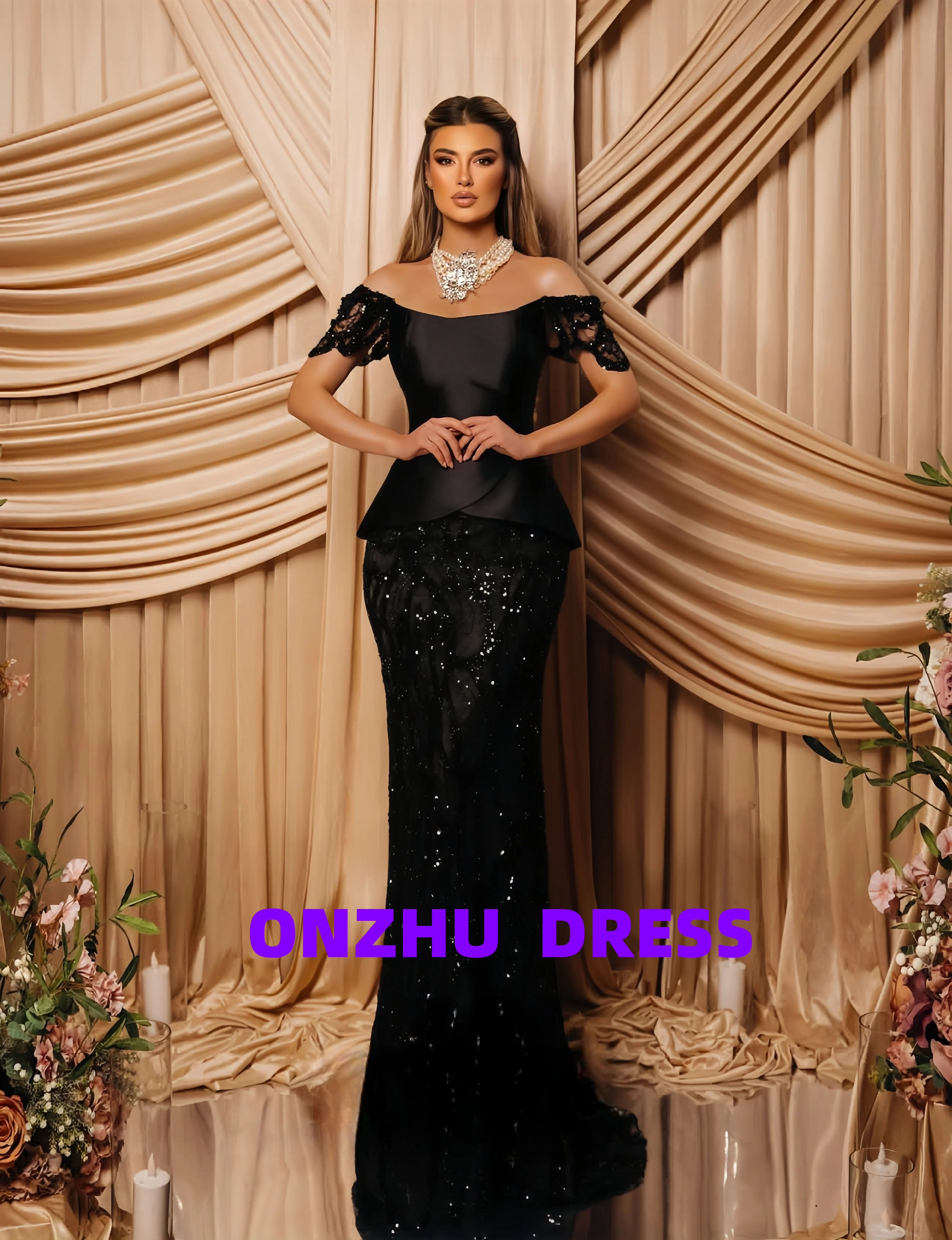 Abiti da sera eleganti a sirena senza spalline personalizzati abiti da sera di lusso abiti da gala abiti da gala Party d