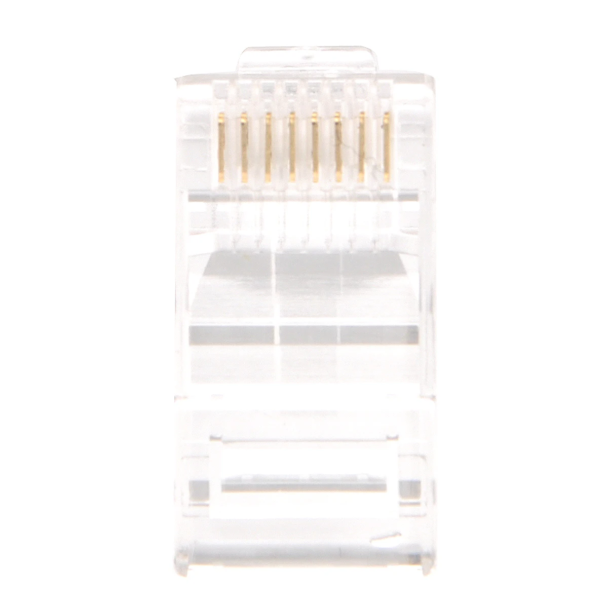 

100 Pcs Set Connectors Either Network Cable Key Patch Cables Plugs Cat5e Category