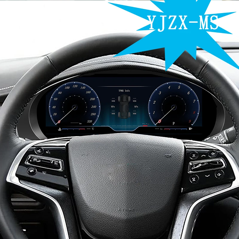 

Цифровая приборная панель MS для Cadillac XTS 2013-2018, 12,3-дюймовый ЖК-дисплей с CarPlay, Android Auto и GPS-навигацией