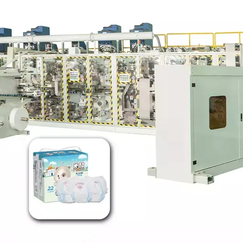 Automatic Baby Diaper Making Machine Baby Diaper Pull Up Pants Diaper Machine Diapers Packing Machine