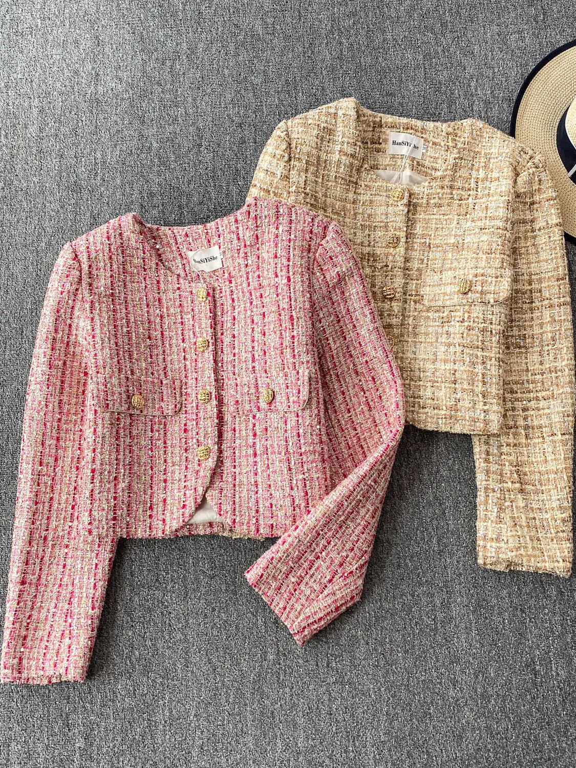 

Ele ort пальто женское круглое Ne Heavy Work Bouclé Jaet розового цвета антивозрастная зимняя новая верхняя одежда для поездок на работу