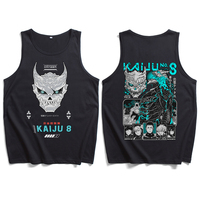 Anime Kaiju No 8 Tank Tops Vest Casual Sleeveless T-shirt Fans Gift