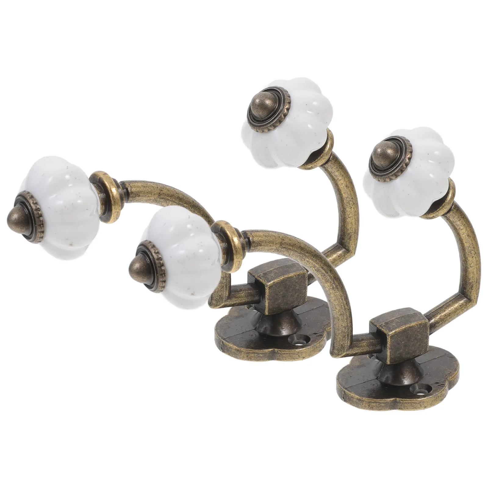 

2 pcs Zinc Hooks Rustic Wall Mount Hat Wall Zinc Alloy Hook Hat Holder Rack Non Fading Bathroom Kitchen Decor Hardware