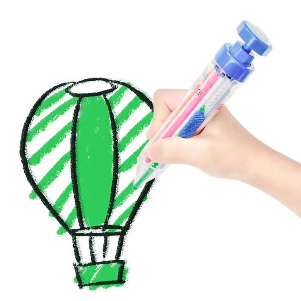 

Creative Graffiti Tool Push Style Painting Pens Gift Multicolor Crayons Oil Pastel Colored Pencil Highlighter Marker Pen