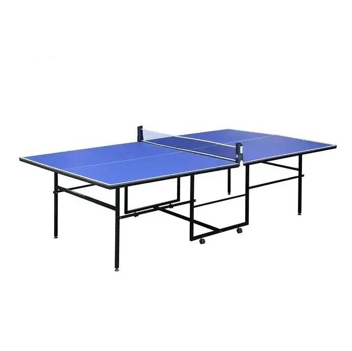 2026 MDF Table Tennis Table Movable With Wheels Standard 274 Cm, School Indoor Home Professional Pingpong Table Cheap