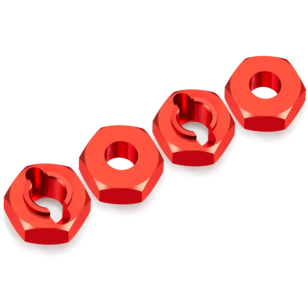 TRINOOD 4 Stück Metallrad-Sechskant-Nabenadapter für Lo-si 1/24 Micro-B 2WD RC Modellauto Buggy Upgrade-Teile