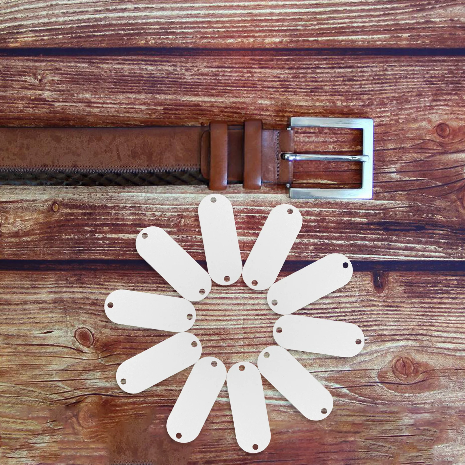 

25 pcs Aluminum Tag Blanks Dual Hole Design Lightweight Durable DIY Engraving Metal Stamping Jewelry Craft Black Silver Ear Tags