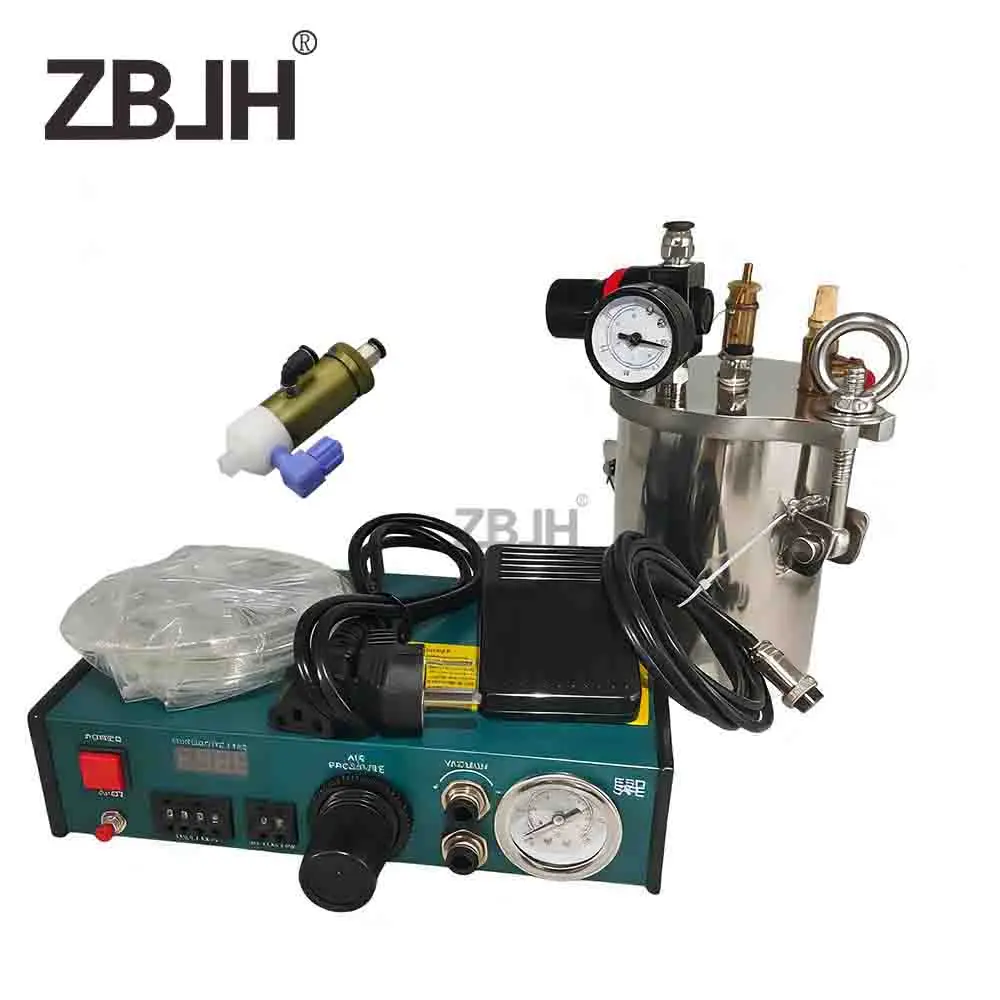 

Glue dispensing machine barrel kit 10L stainless steel liquid pressure pot +dispenser +anaerotic adhesive dispensing valve