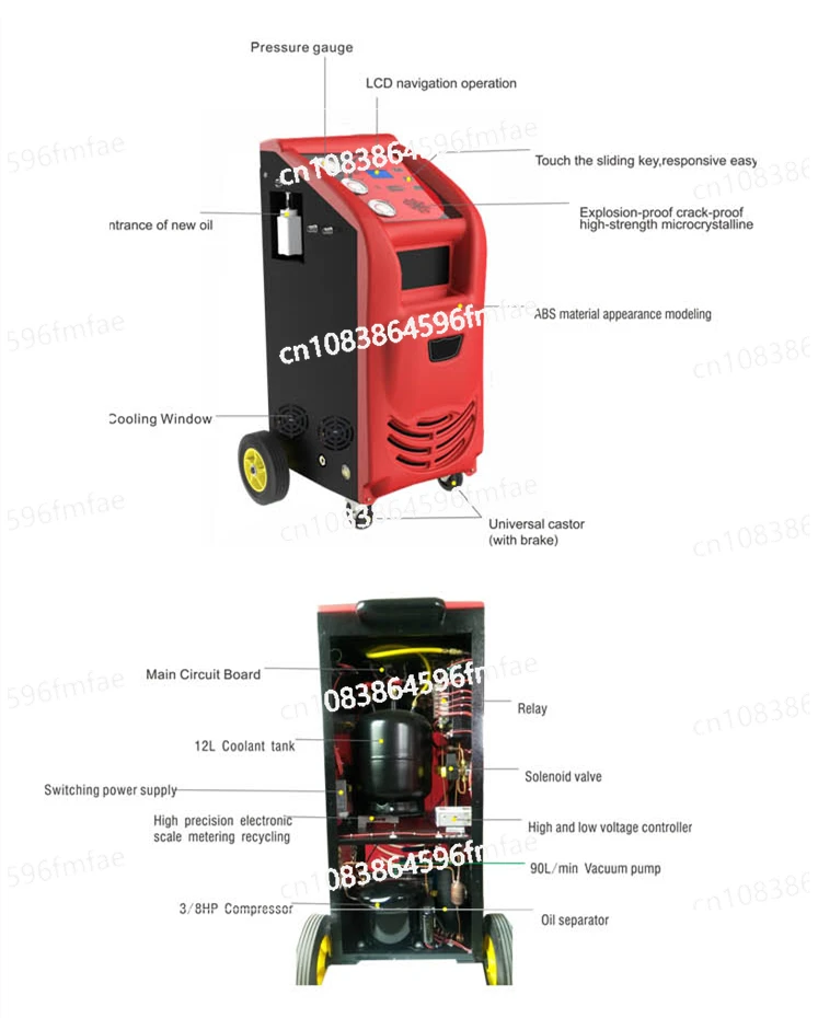 Refrigerant Cycle Charging Air Conditioner Maintenance Automatic Heat Exchanger