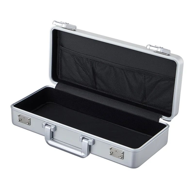Aluminum Magnesium Alloy Multifunctional Password Portable All Metal Cigar Box, Men's Gift.