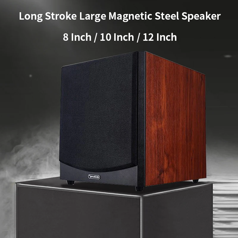 High Power 8-12 Inch Subwoofer Passive HiFi Wooden Subwoofer Home Theater Home Audio Echo Gallery TV Computer Stage Speakers