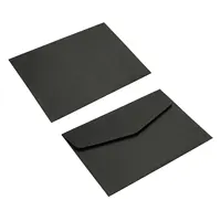 50 Uds. Mini sobres lisos en blanco negro/Beige, postales, almacenamiento de artículos pequeños, soporte para tarjetas, sobre para fiesta de felicitación de boda