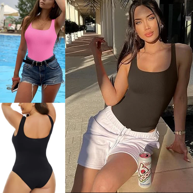 GUUDIA Nervürlü Karın Tulum Günlük Şekillendirici Bodysuits Işık Kontrolü Sıkıştırma Karın Kontrolü Açık Kasık Shapewear Takım Elbise Açık Kasık