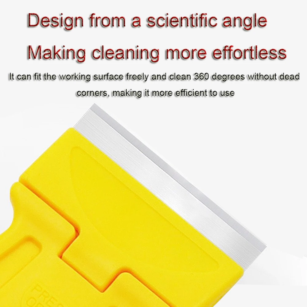 Small Scraper for Car Film Window Glass Glue Sticker Remover Razor Blade Scraper to Clean Ceramic Hob Auto Squeegee Tool E49