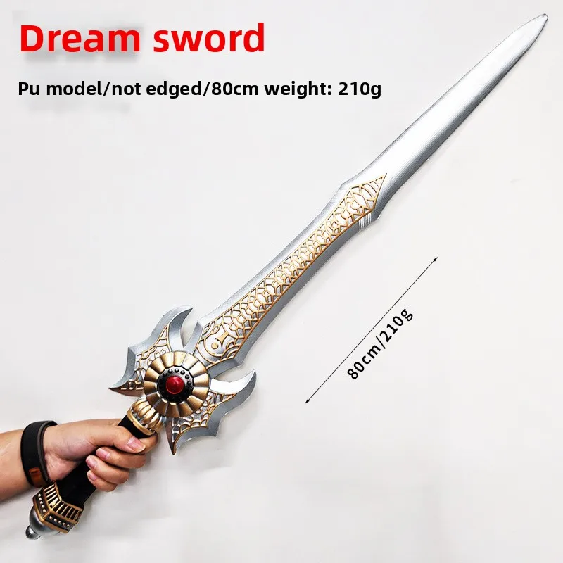 80 سنتيمتر/31.5in بولي كاتانا فرعون السيف حالمة نموذج الدعائم المجد الغربية الصليب لعبة الأجهزة الطرفية تأثيري الحلي لعبة للهواء الطلق Regalo