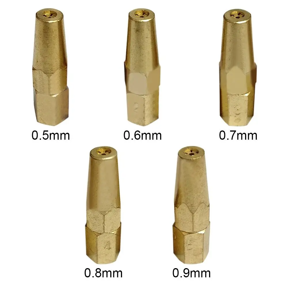 Universal Propane Gas Welding Nozzle for H01-2 Gas Welding Torch 0.5-0.9mm Copper Nozzle Welding Replace Part Accessories