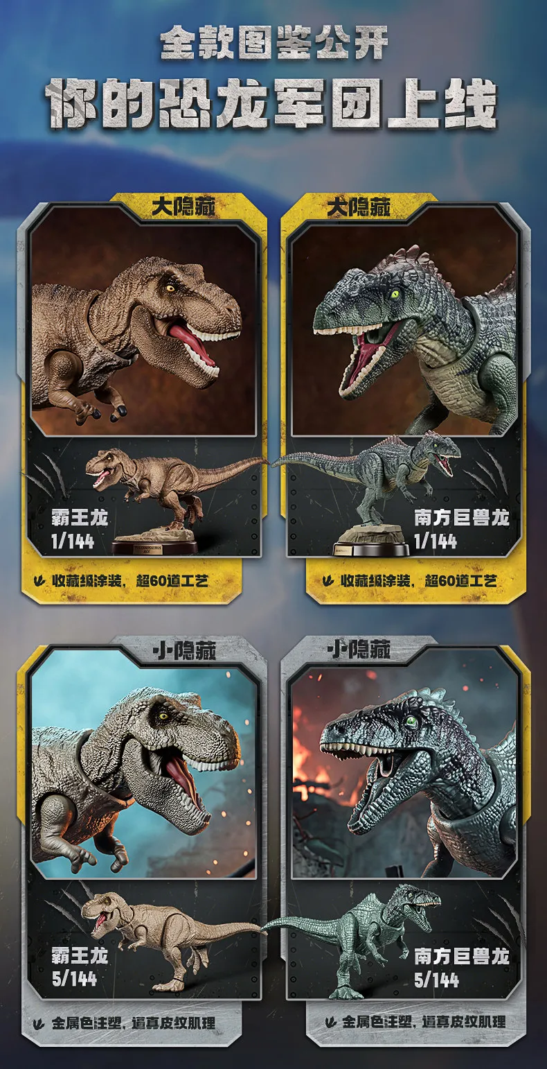 BLOKEES Jurassic World Jurassic Park Dinosaurier TERRAVENTURE Blind Box Spielzeug Zusammengebautes Modell Actionfigur Spielzeug sammeln – Detail 31