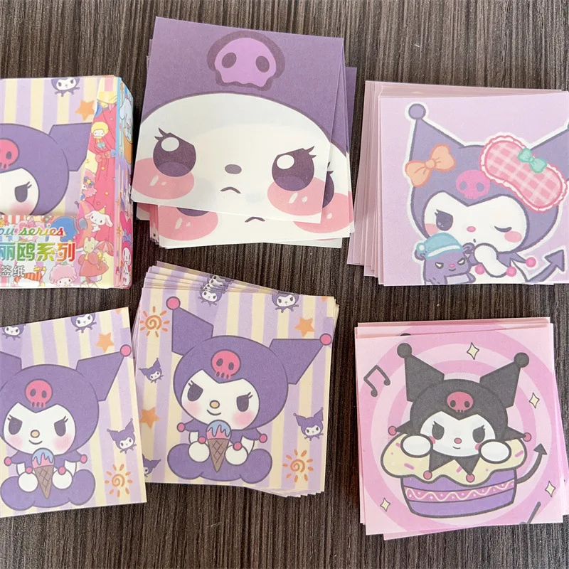 Sanrio style thickened paper hand account note paper cute cartoon note box gift decoration toy