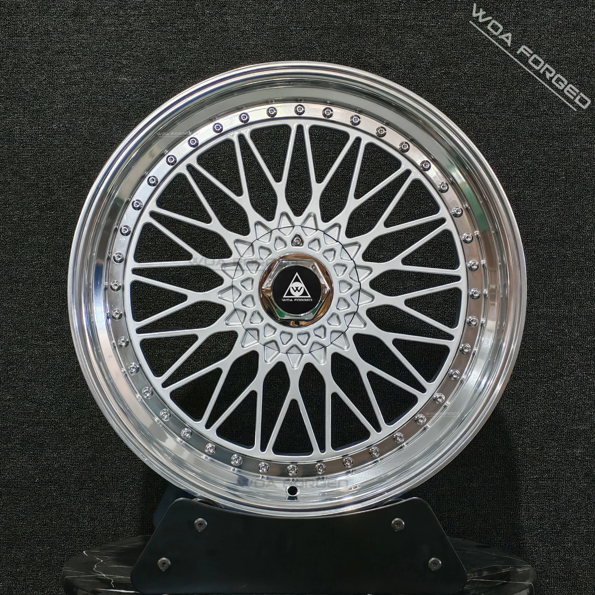 

Customized Two-Piece Forged Aluminum Wheels for Lightweight Passenger Cars New Condition 35mm 40mm 25mm 30mm 20mm ET 98mm 100mm