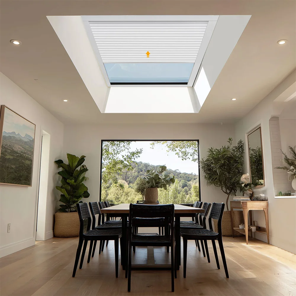 Skylight Honeycomb Blinds. Cellular insulation blocks heat & cold. UV protection. Light filtering & privacy. Custom fit. Shop