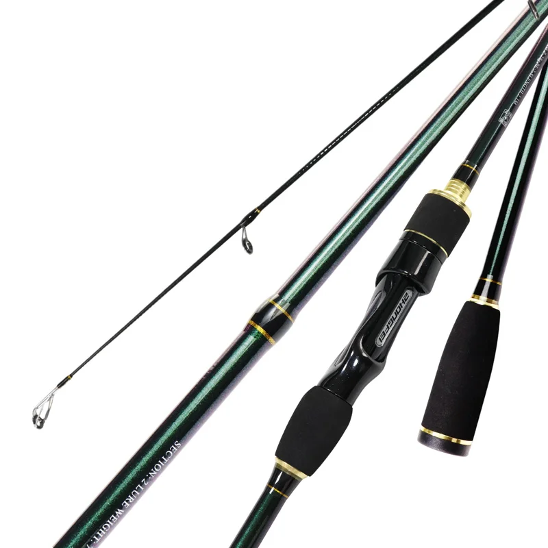 ZYZ Fishing Rod 1.8M 2.1M Carbon Fiber Spinning Casting Rod MR Lure Rod Freshwater Saltwater Bass Fishing Rod Tackle