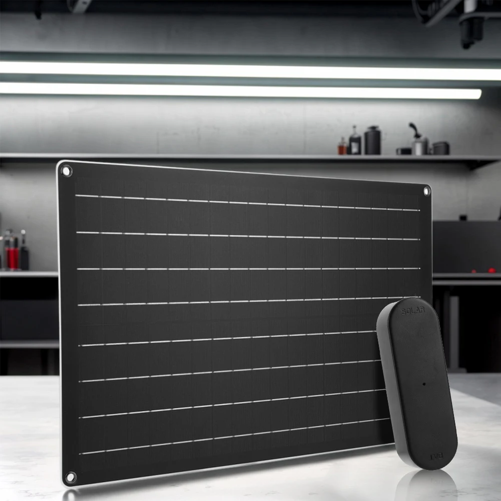 30W 12V 태양 전지 패널 배터리 충전기 유지 보수 자동차 트럭 트랙터 보트 등을위한 휴대용 태양 트리클 충전기 자동차 배터리 충전기