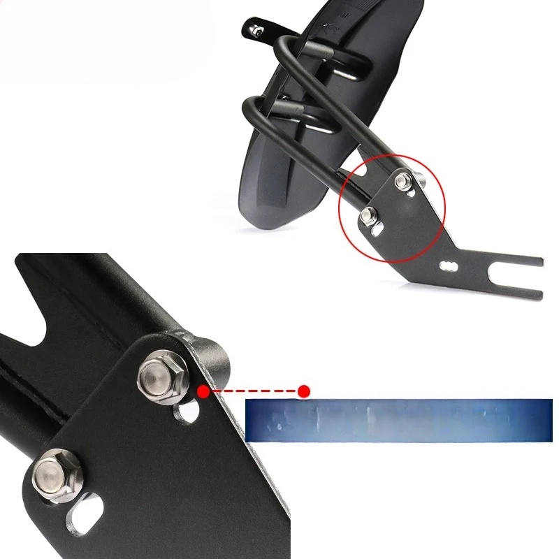 

'for Universal Motorcycle Mudguard Rear Fender With license plates For Yamaha MT 07 MT 09 Kawasaki Z650 Z800