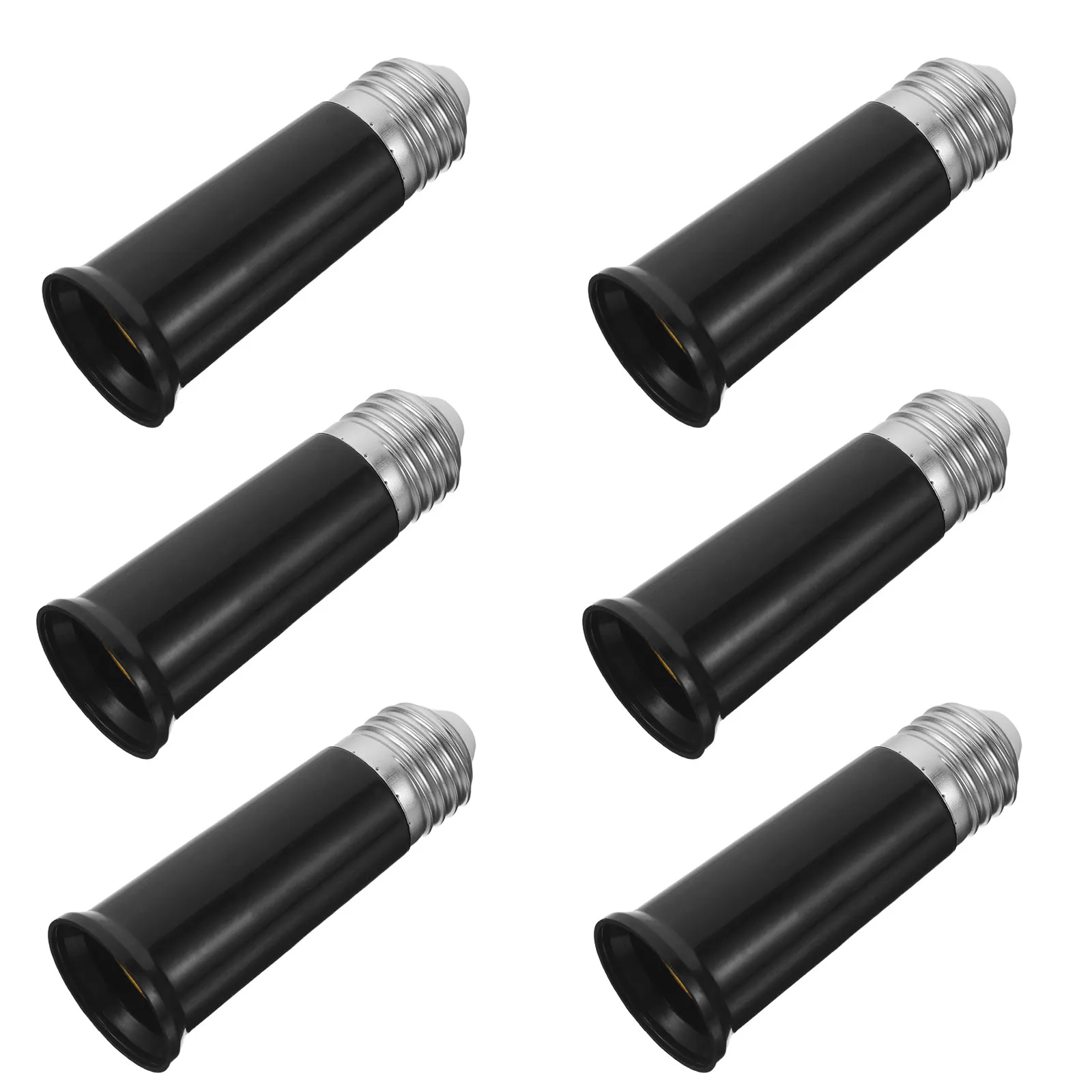6Pcs Light Socket Converter Flexible Lamp Holder Extender for LED Bulbs E27 Screw Base Adapter Lamp Holder Converter
