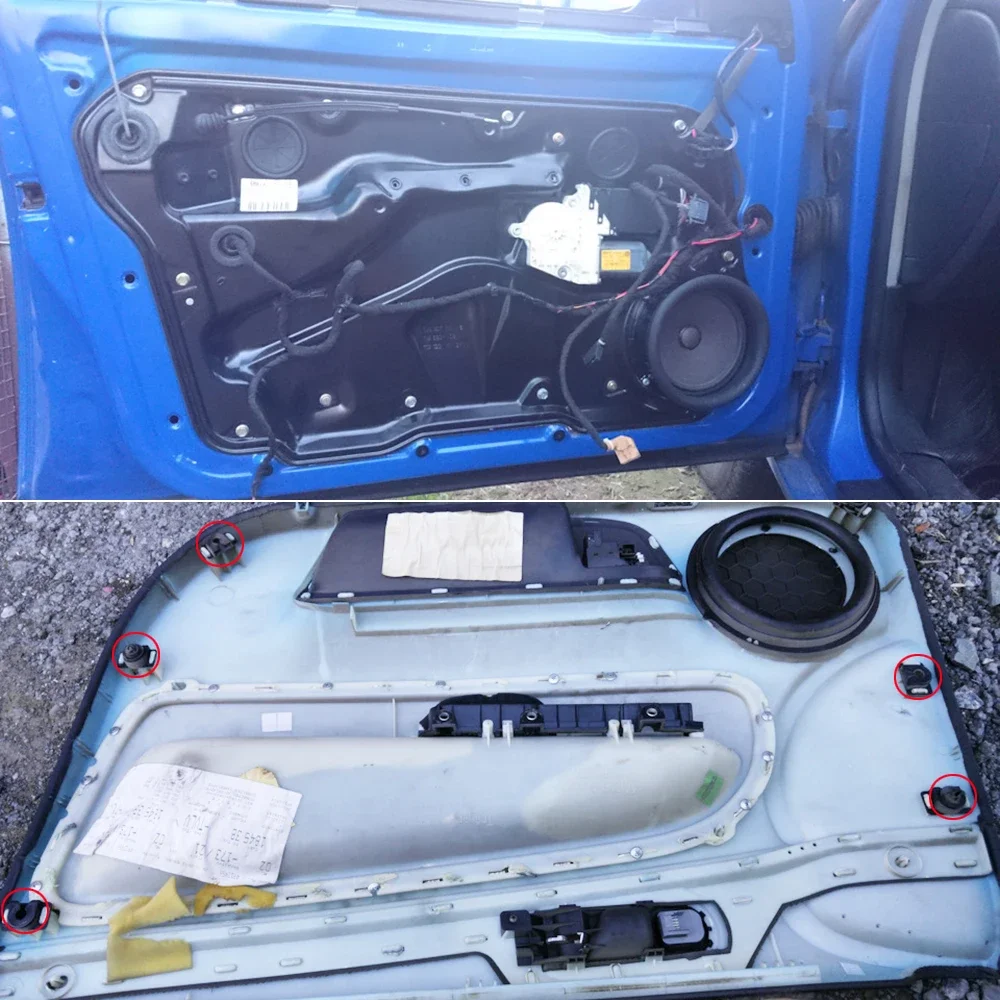 Auto Tür Karte Trim Panel Innen Verschluss Form Clip Halter Zubehör Für Seat Cordoba 6K Ibiza 6L Leon 1M Toledo 2 Arosa