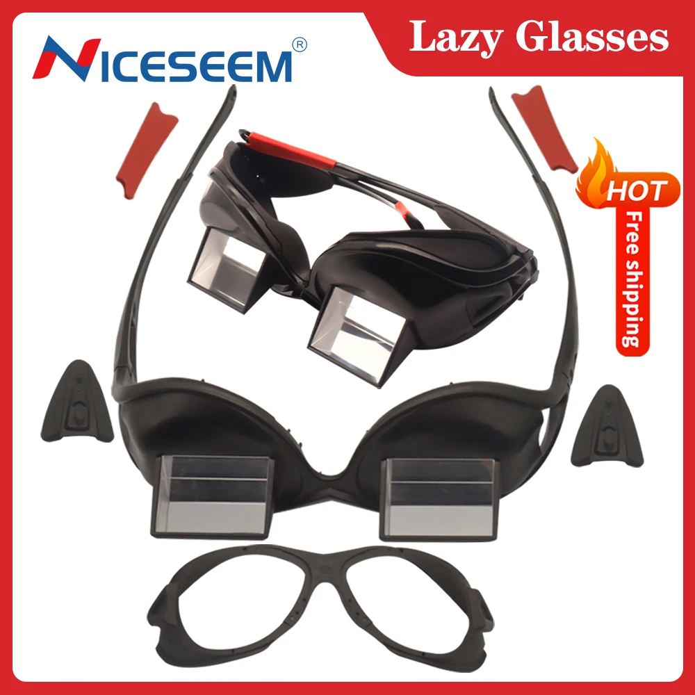 Lazy Creative Periscope Horizontal Reading Sit View Glasses Bed Prism Soft Frame Special Practical Spectacle