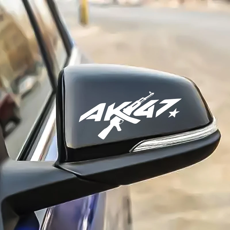 AK Creative Reflective Car Sticker Triangle Window Decal Front Rear Glass Vinyl Waterproof Auto Exterior Decoration