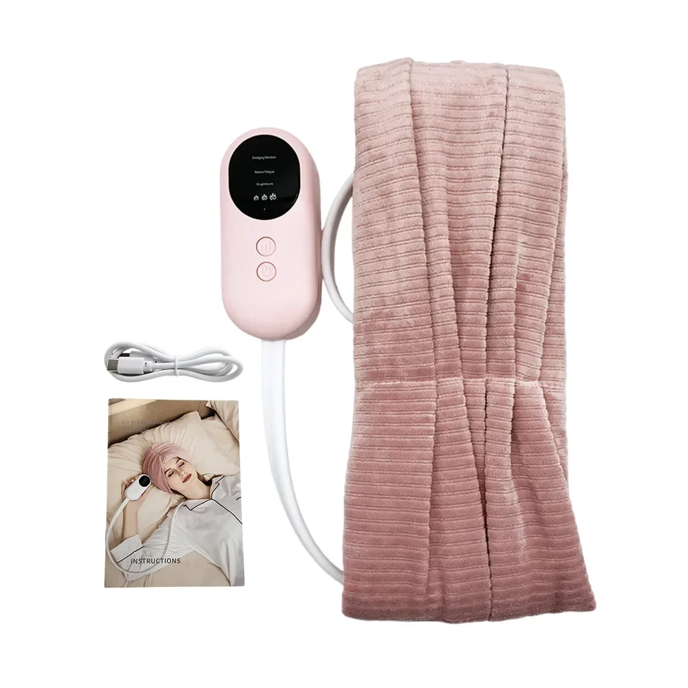 

Electric Air Pressure Head Massager Hot Compress Deep Kneading Massage for Migraine Relief Stress Headache Aid Airbag Headband