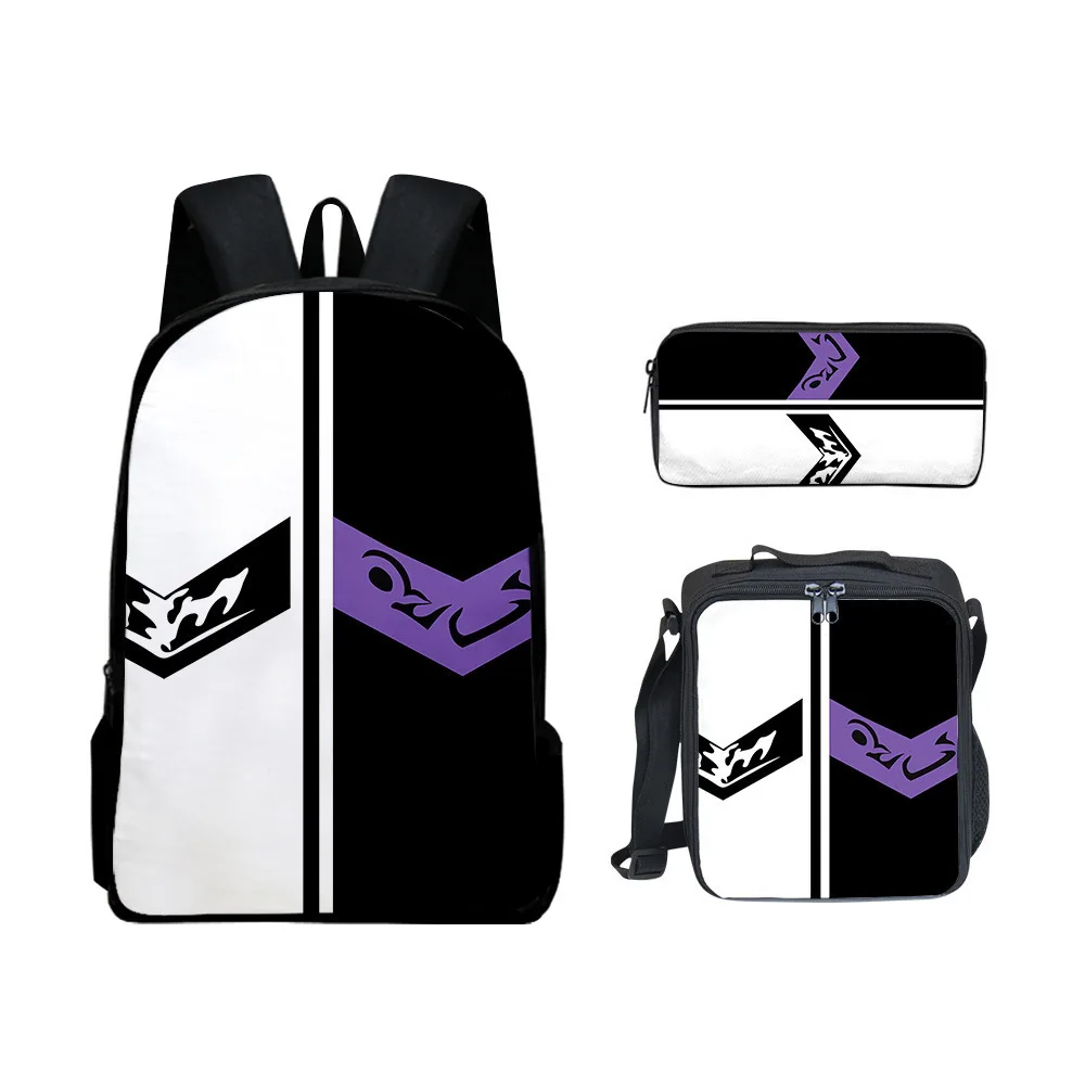 Classic Popular Novelty Kamen Rider 3D Print 3pcs/Set Student School Bags Laptop Daypack Backpack Lunch bag Pencil Case