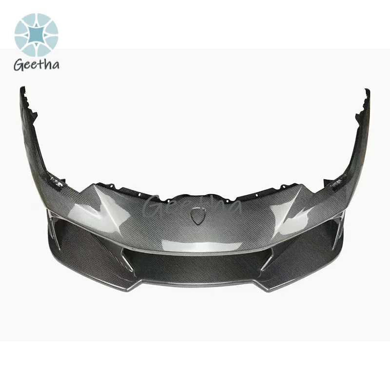 

For V Style Half Carbon Fiber Front Bumper for Lamboghini Huracan LP580 LP610 High Quality