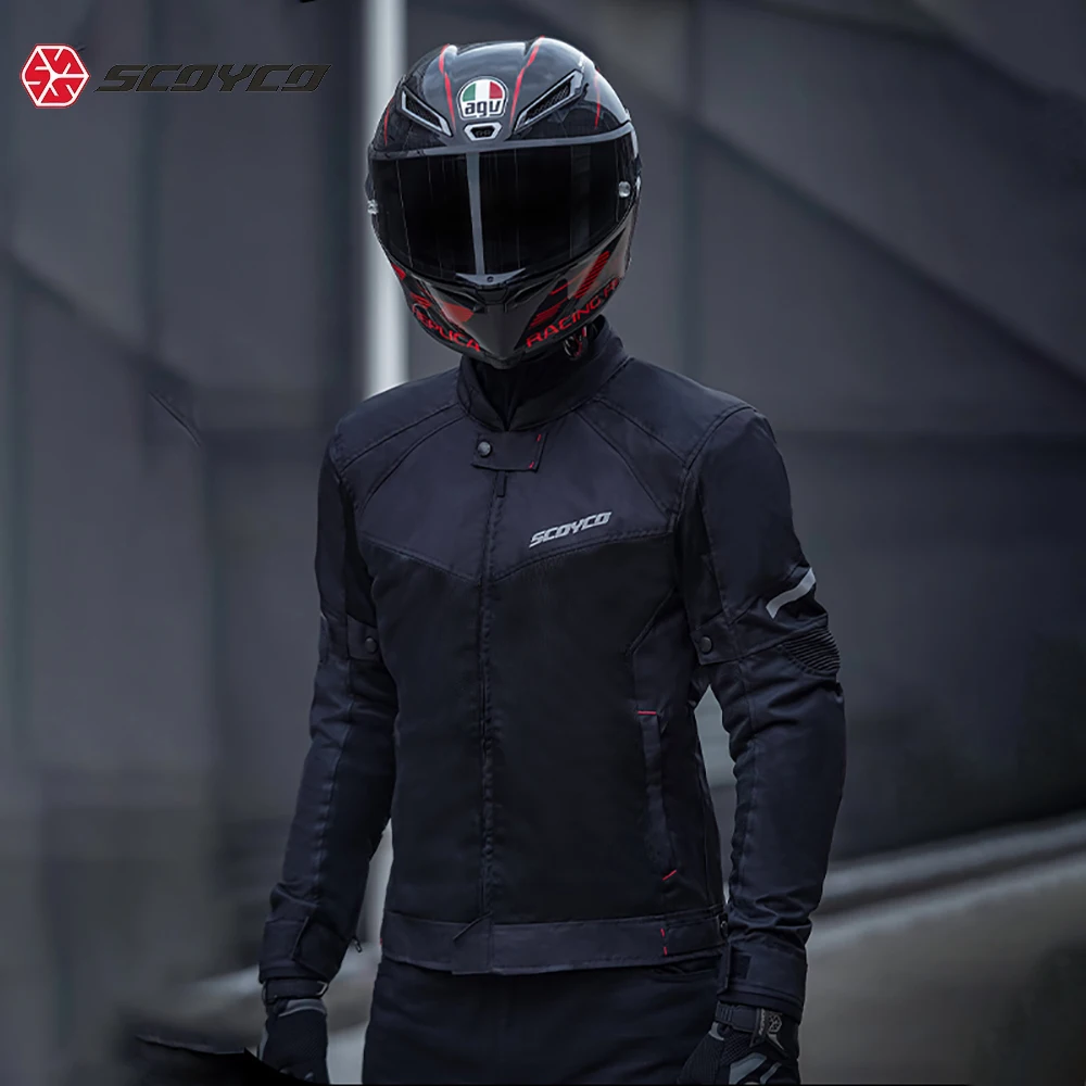 Scoyco Motorcycle Jacket Pants Suit Touring CE Protective Gear Waterproof Cold-proof Motorbike Riding Moto Jacket Men