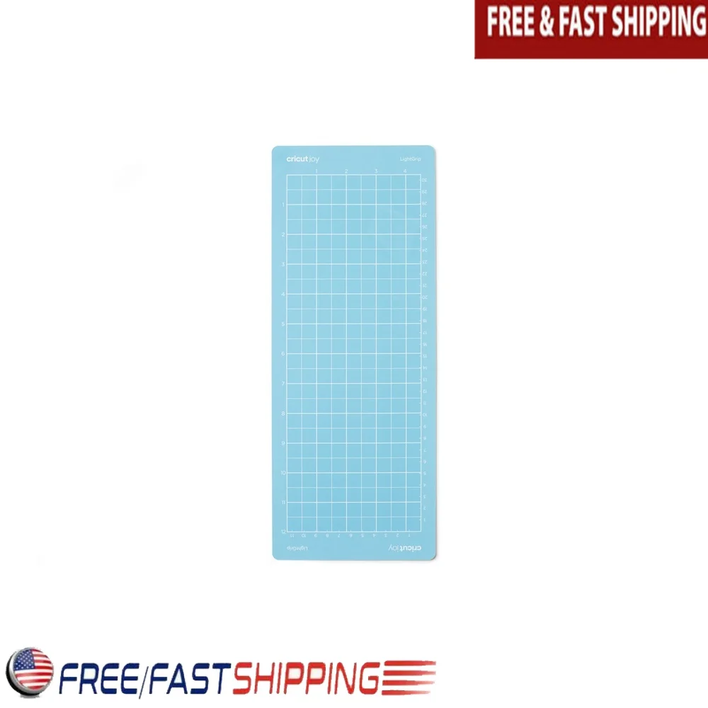 LightGrip Adhesive Cutting Mat 4.5in x 12in Machine Projects Compatible with Paper Cardstock Vellum Long-lasting Adhesive
