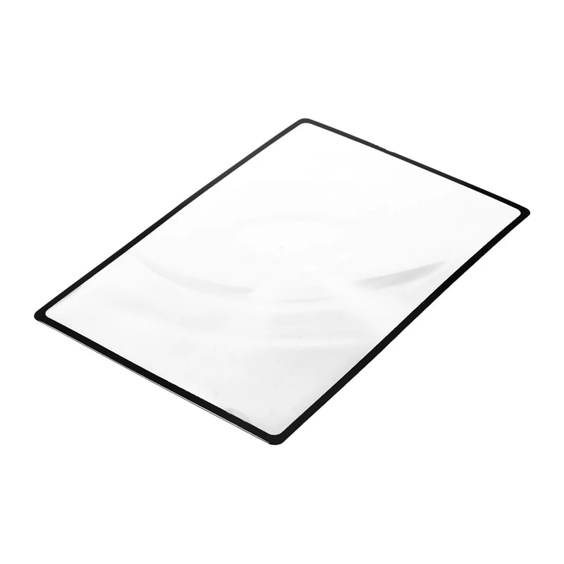 Hot TTKK 5X Lezen Ondersteuningsblad Vergrootglas Vergrootglas 3-Zoom Zwart