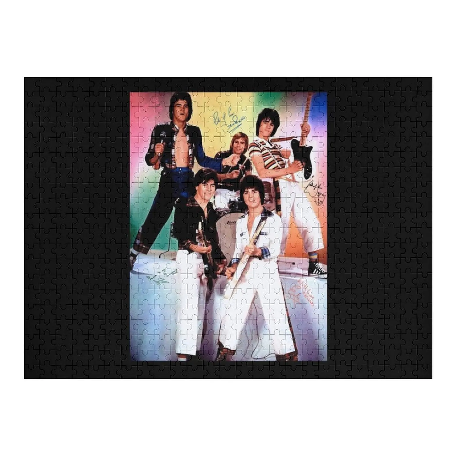

More Then Awesome Band Bay City Rollers Music Rock Awesome For Music Fans Jigsaw Puzzle Custom Wood Puzzle